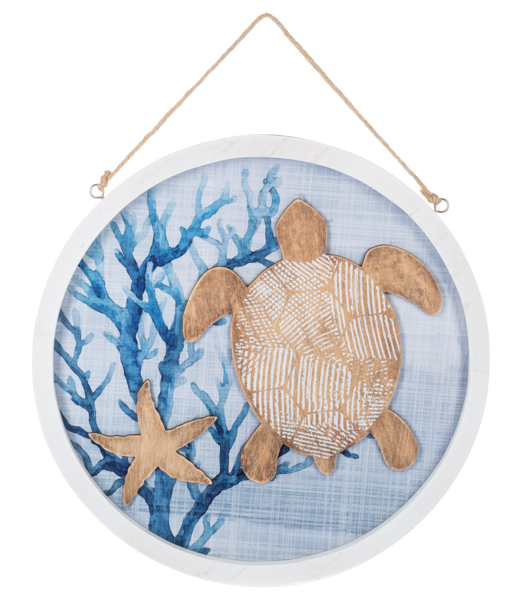 Coastal Wall Plaques - Round