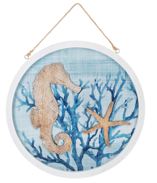 Coastal Wall Plaques - Round