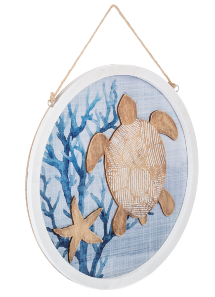 Coastal Wall Plaques - Round