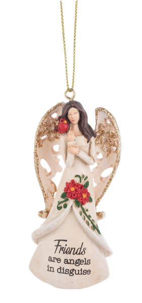 Friends are angels in disguise Ornament