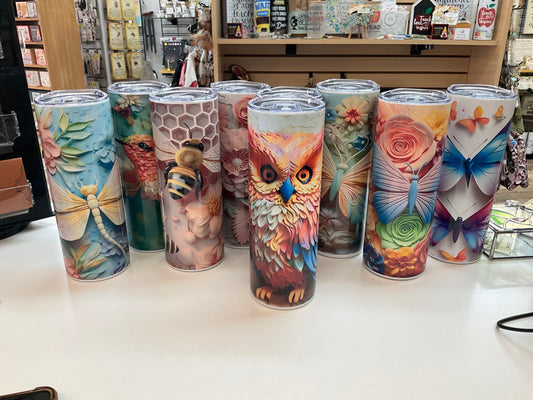 “3D” Insulated Tumblers