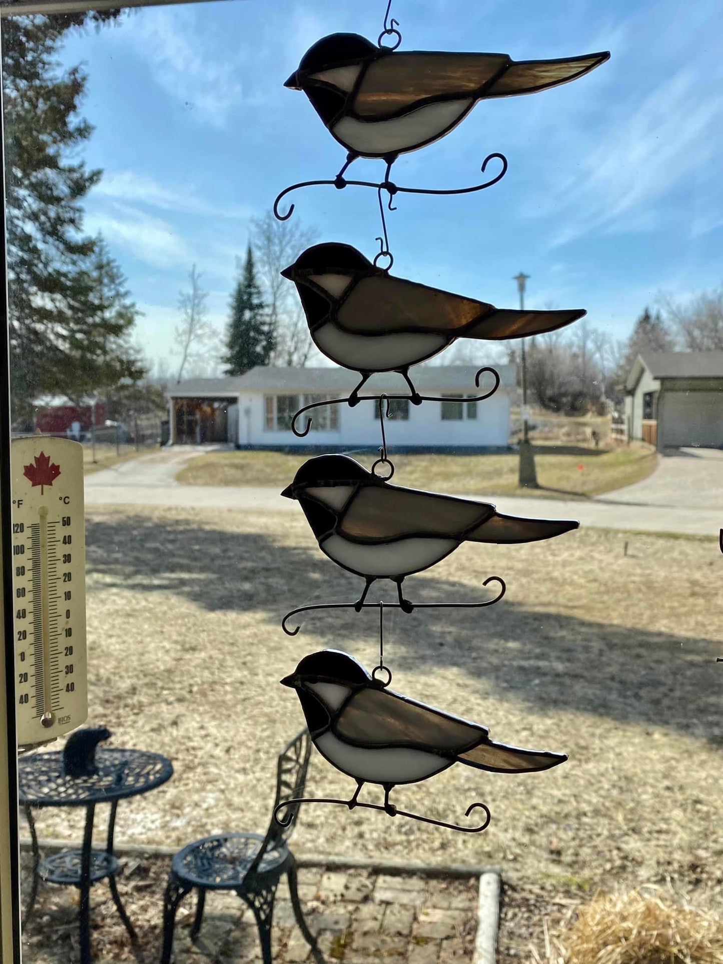 Chickadee Suncatcher