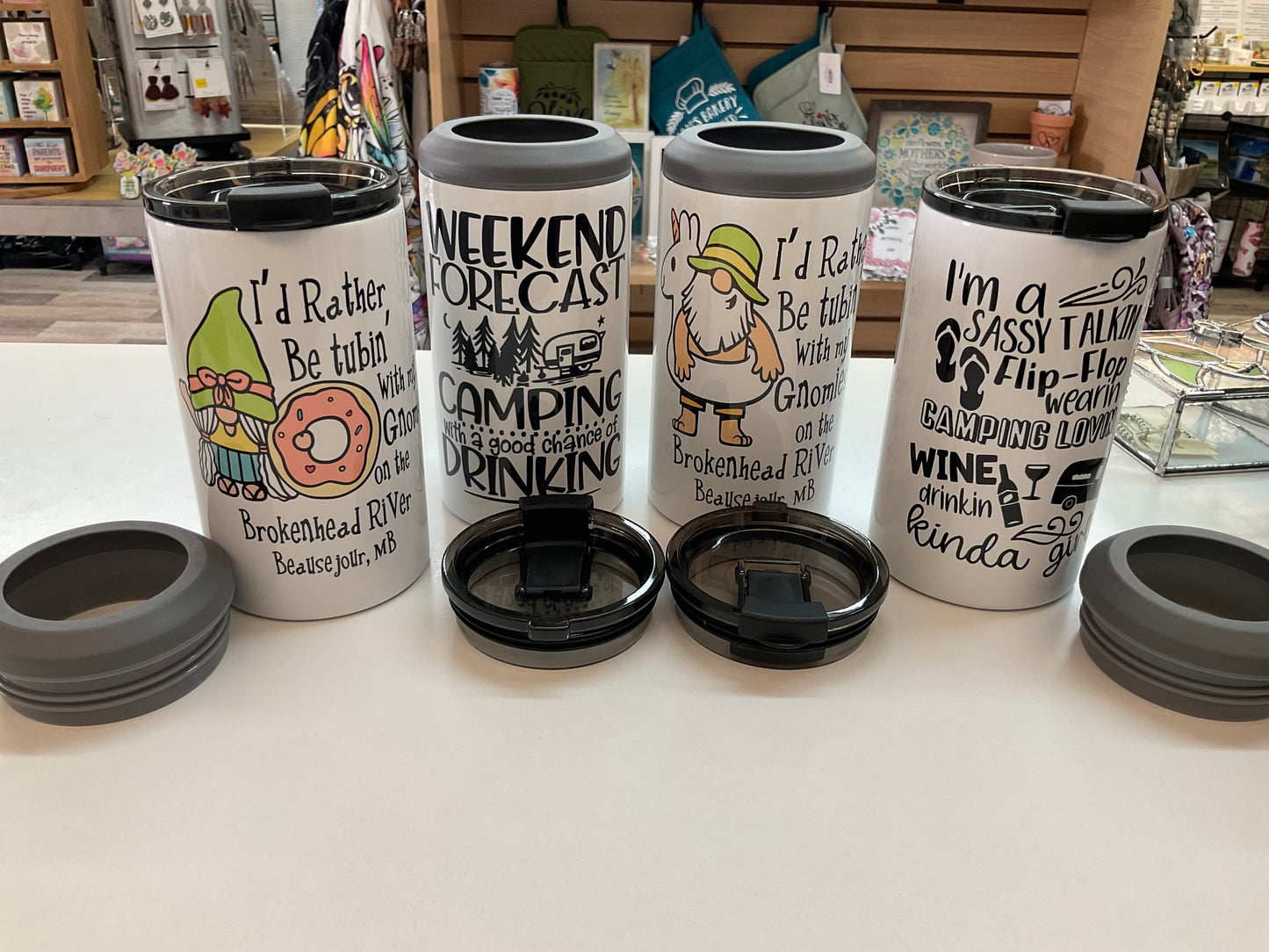 4 in 1 Insulated Can Cooler Tumbler