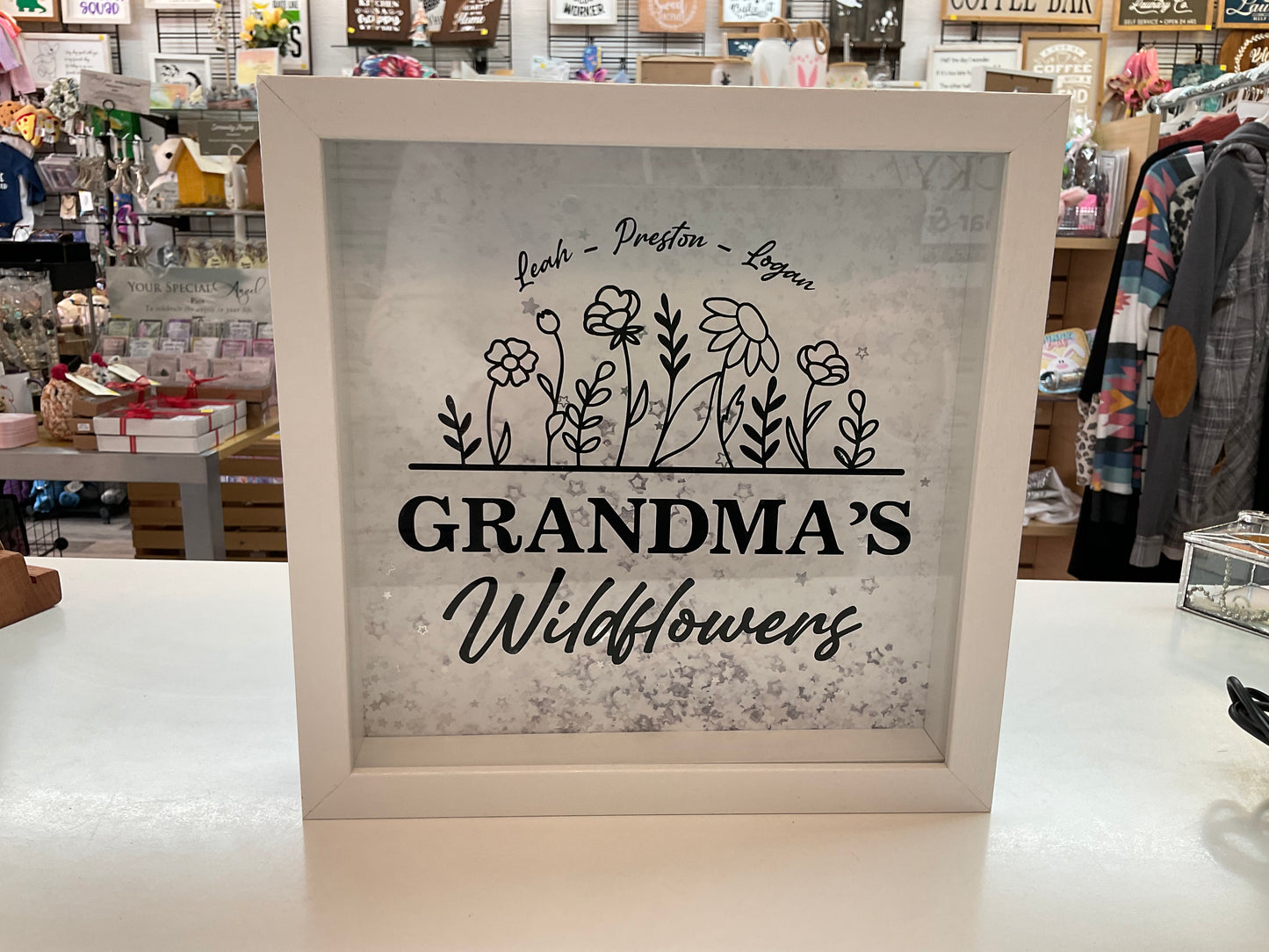 Grandma’s Wildflowers Shadow Box