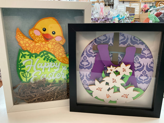 Easter & Spring Themed Shadow Box