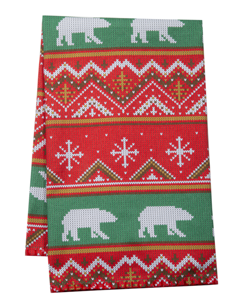 Printed Holiday Tea Towel