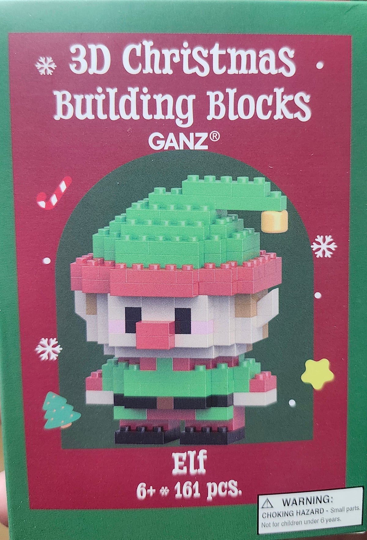 3D Christmas Building Blocks