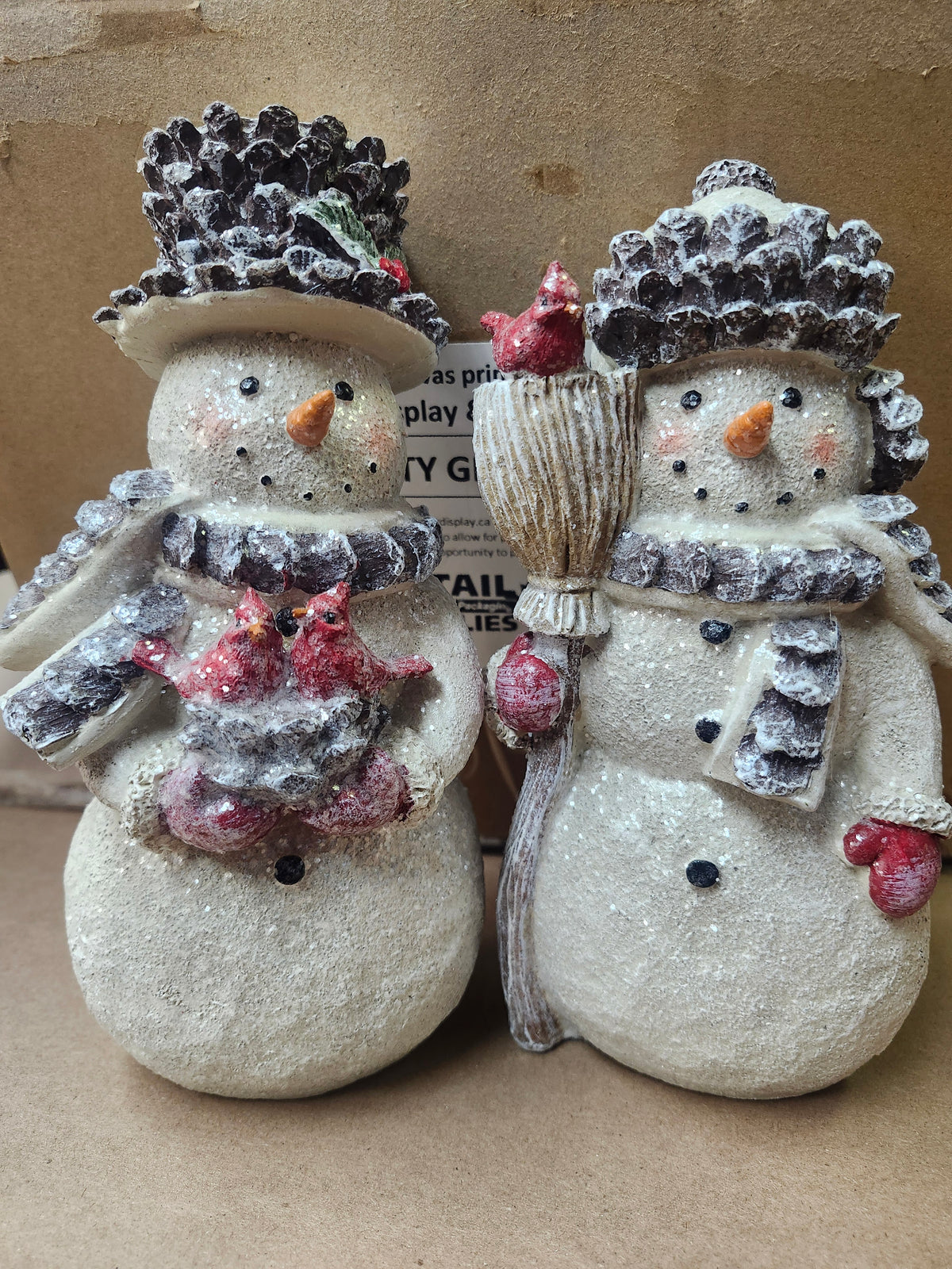 Sparkle Snowman Figures