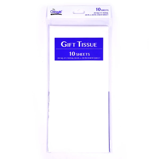FLOMO/Nygala Corp - White Gift Tissue Paper by My Glitzzie