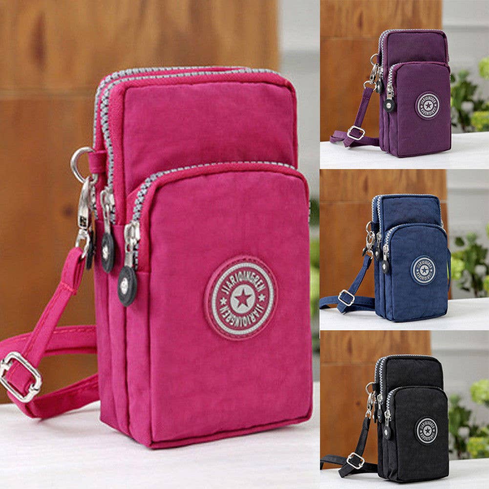 Cross-body Mobile Phone Shoulder Bag Pouch Case Belt Handbag Purse Wallet