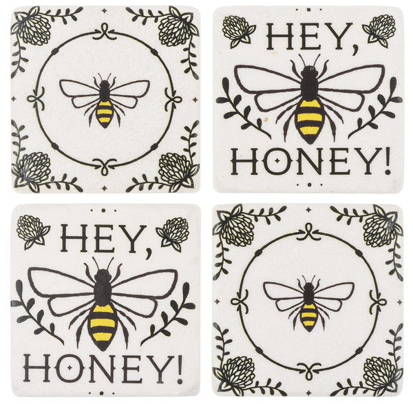 Honeybee Coaster Set