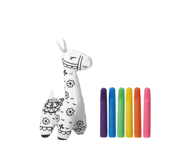 Color animal kit with markers