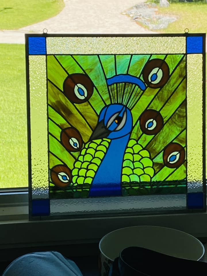 Peacock Stainglass