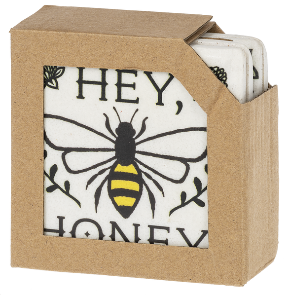 Honeybee Coaster Set