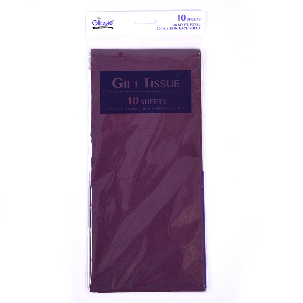 FLOMO/Nygala Corp - Burgundy Gift Tissue Paper by My Glitzzie