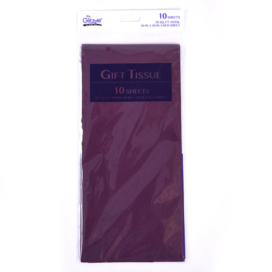 FLOMO/Nygala Corp - Burgundy Gift Tissue Paper by My Glitzzie