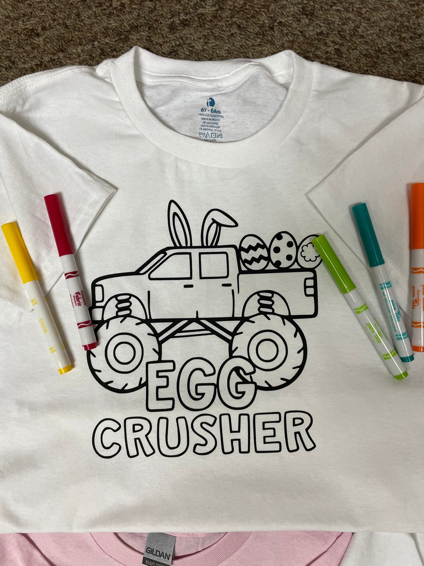 Easter Coloring T-Shirts