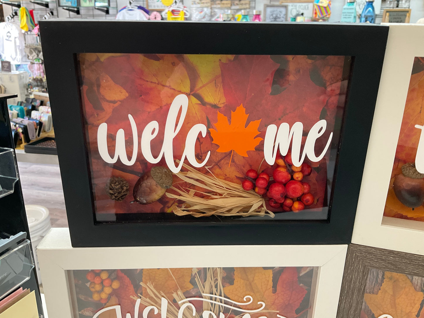 Fall Themed Shadow Boxes