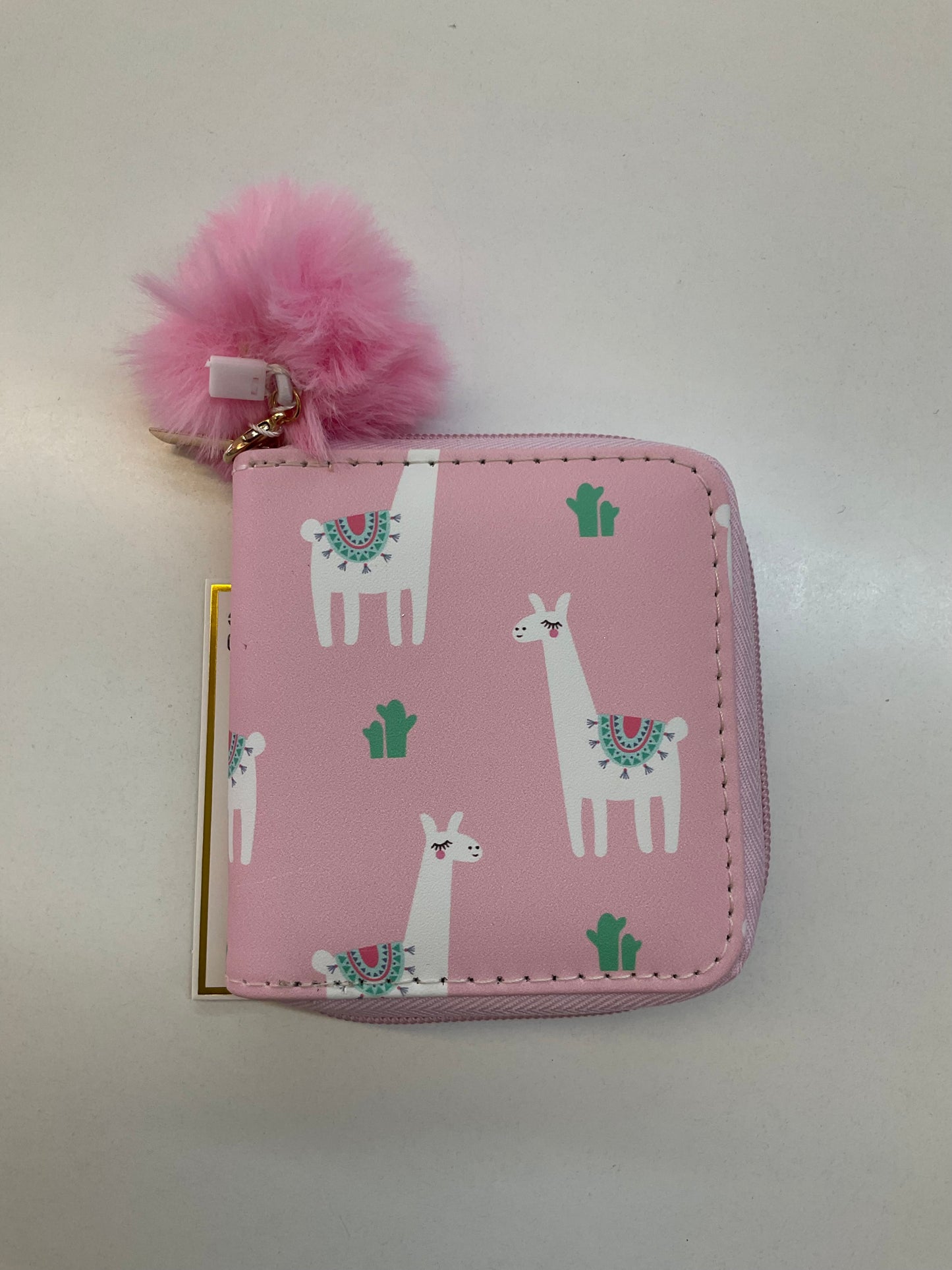 Kids Pink Llama Wallet