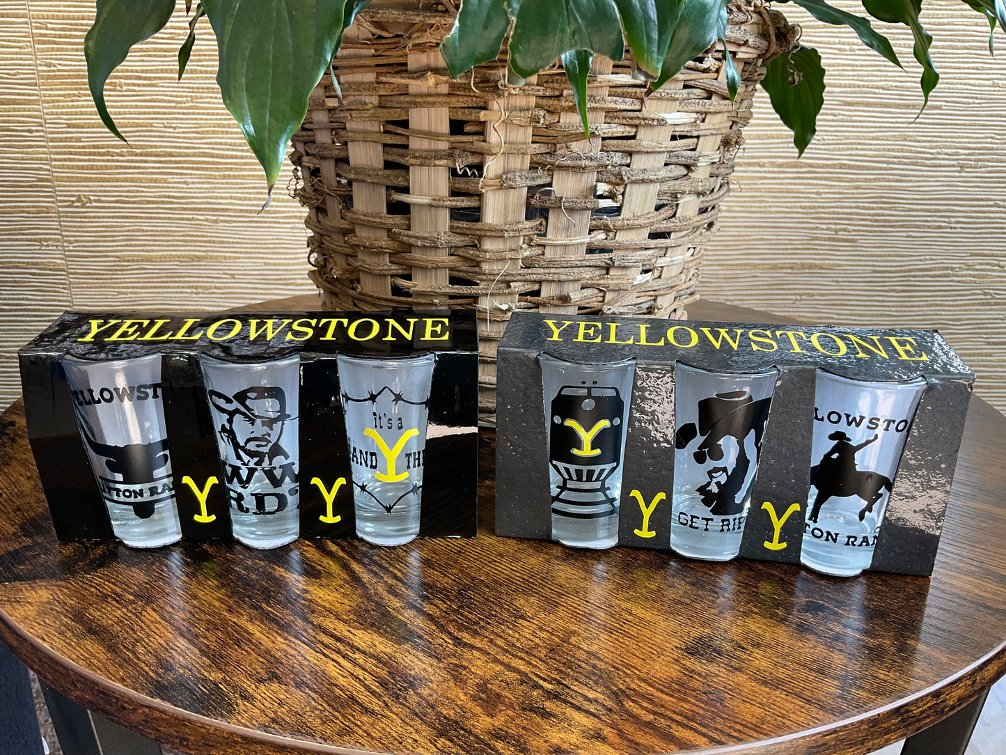 Yellowstone Shot Glasses
