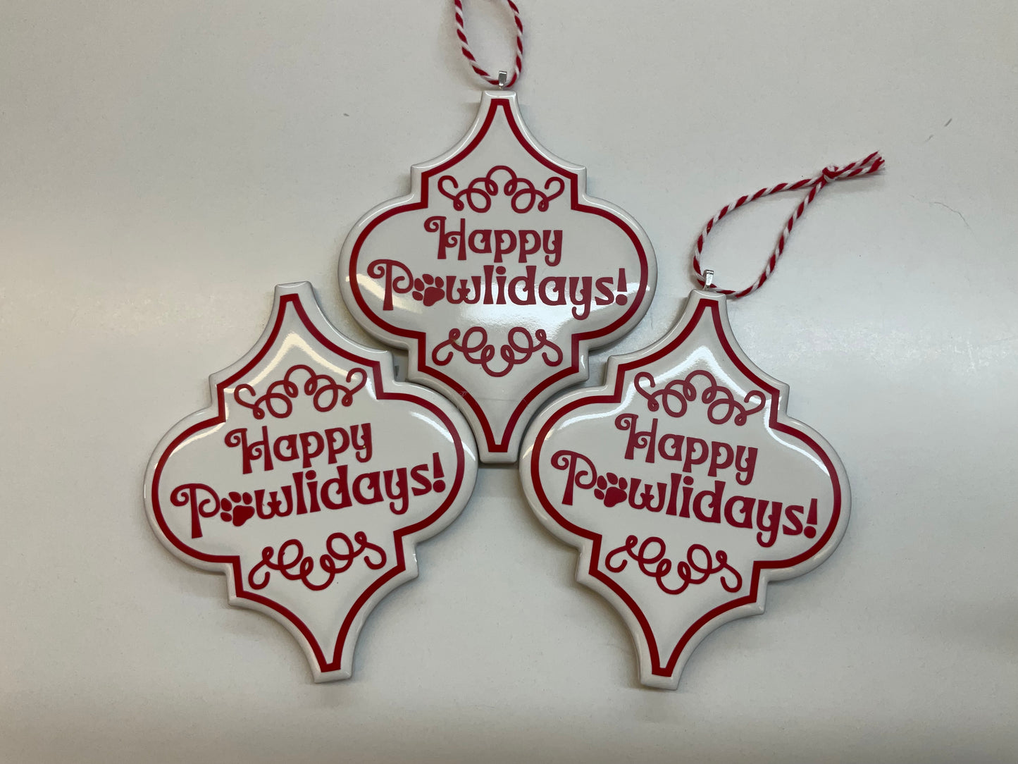 Christmas Arabesque Ornaments