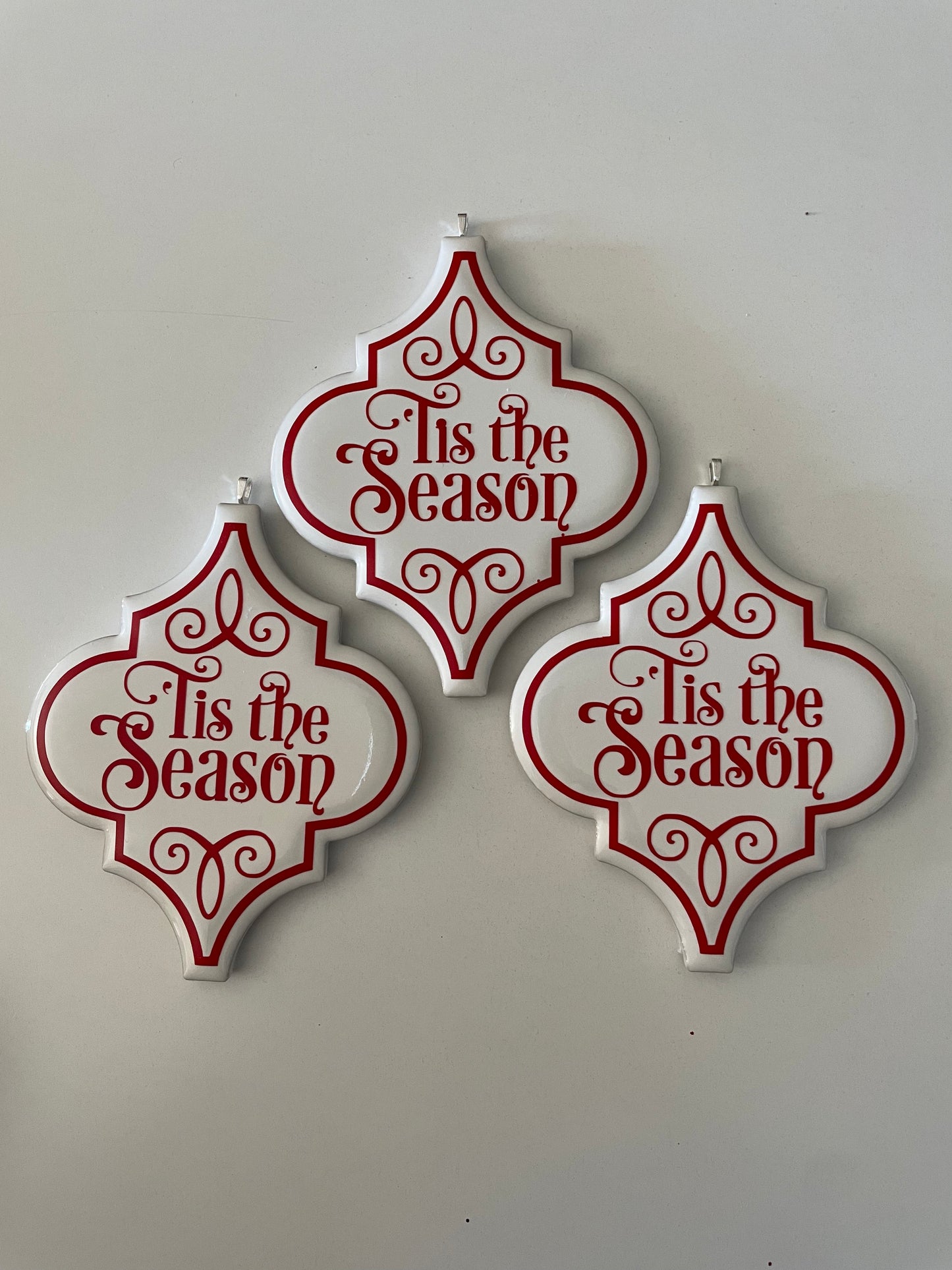 Christmas Arabesque Ornaments