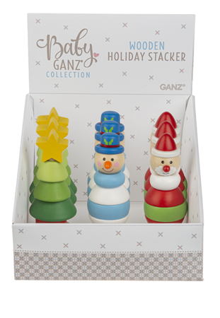 Christmas Wood Stacker Toy