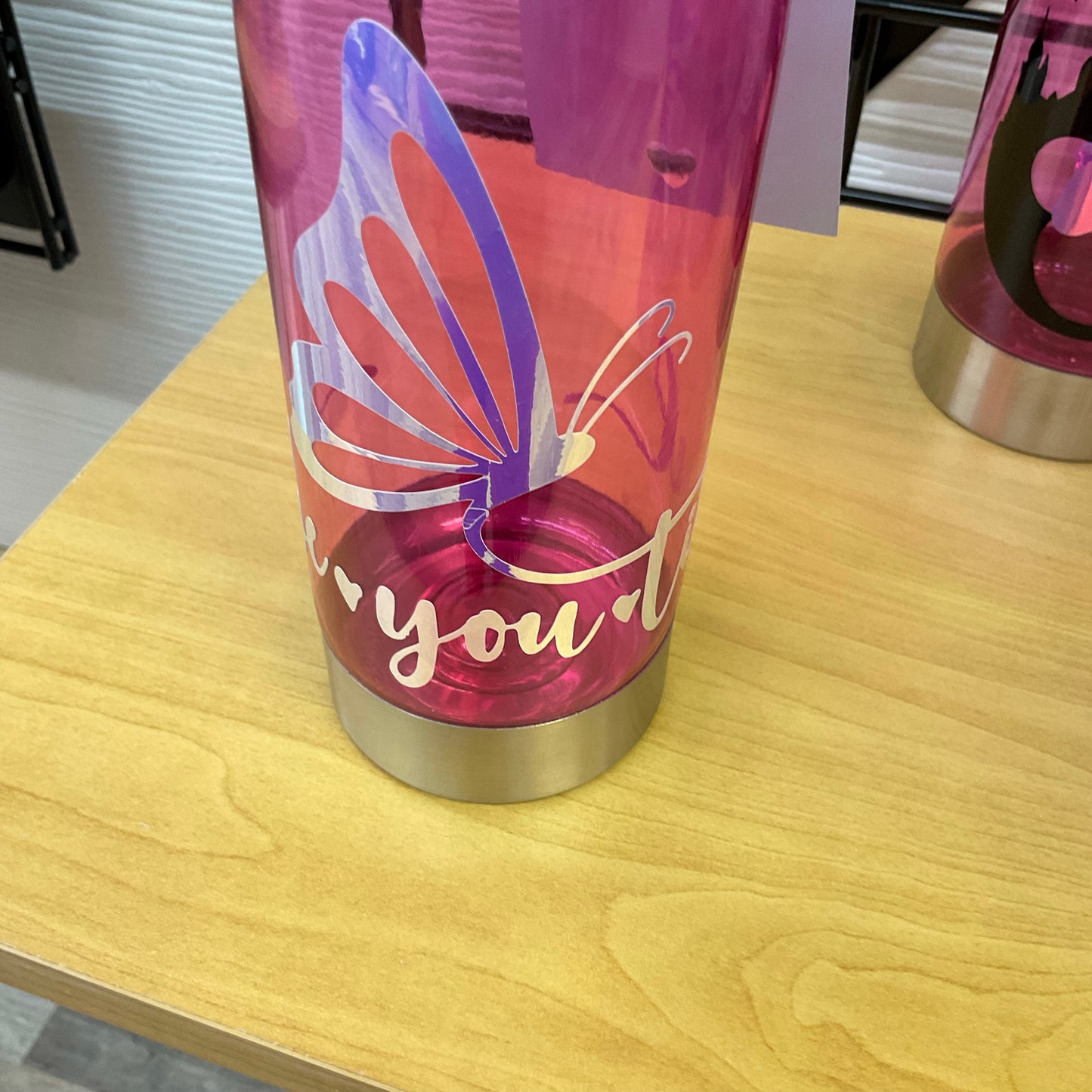 Coloured Plastic Water Bottle