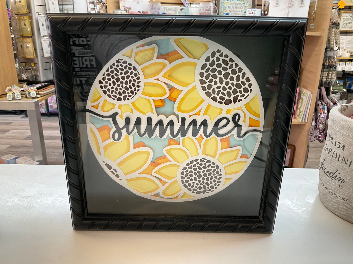 Summer Themed Shadow Boxes
