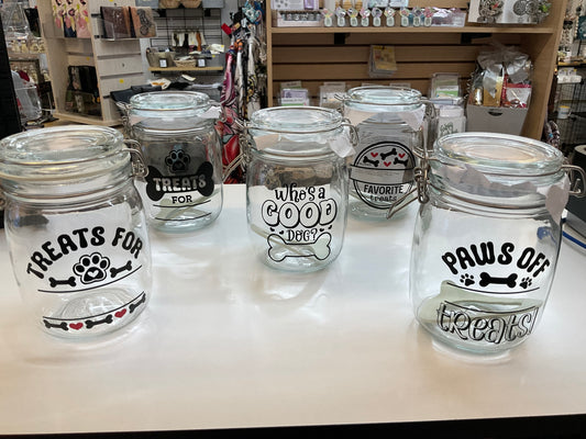 Dog Treat Jars - personalized