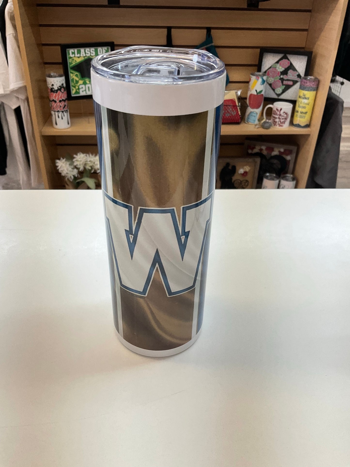Blue Bomber Tumblers