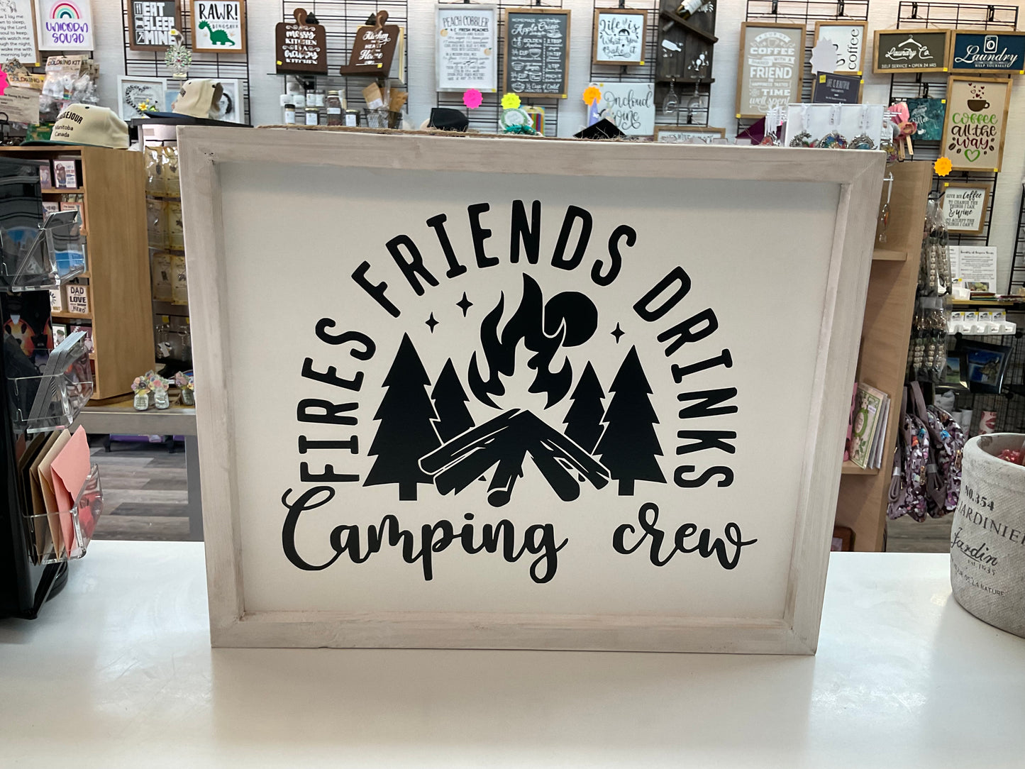 Fires Friends Drinks Camping Crew