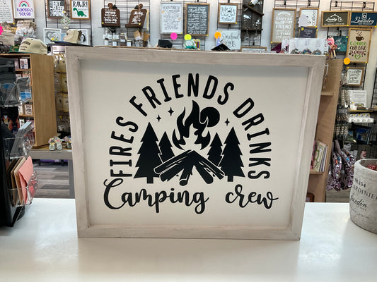 Fires Friends Drinks Camping Crew