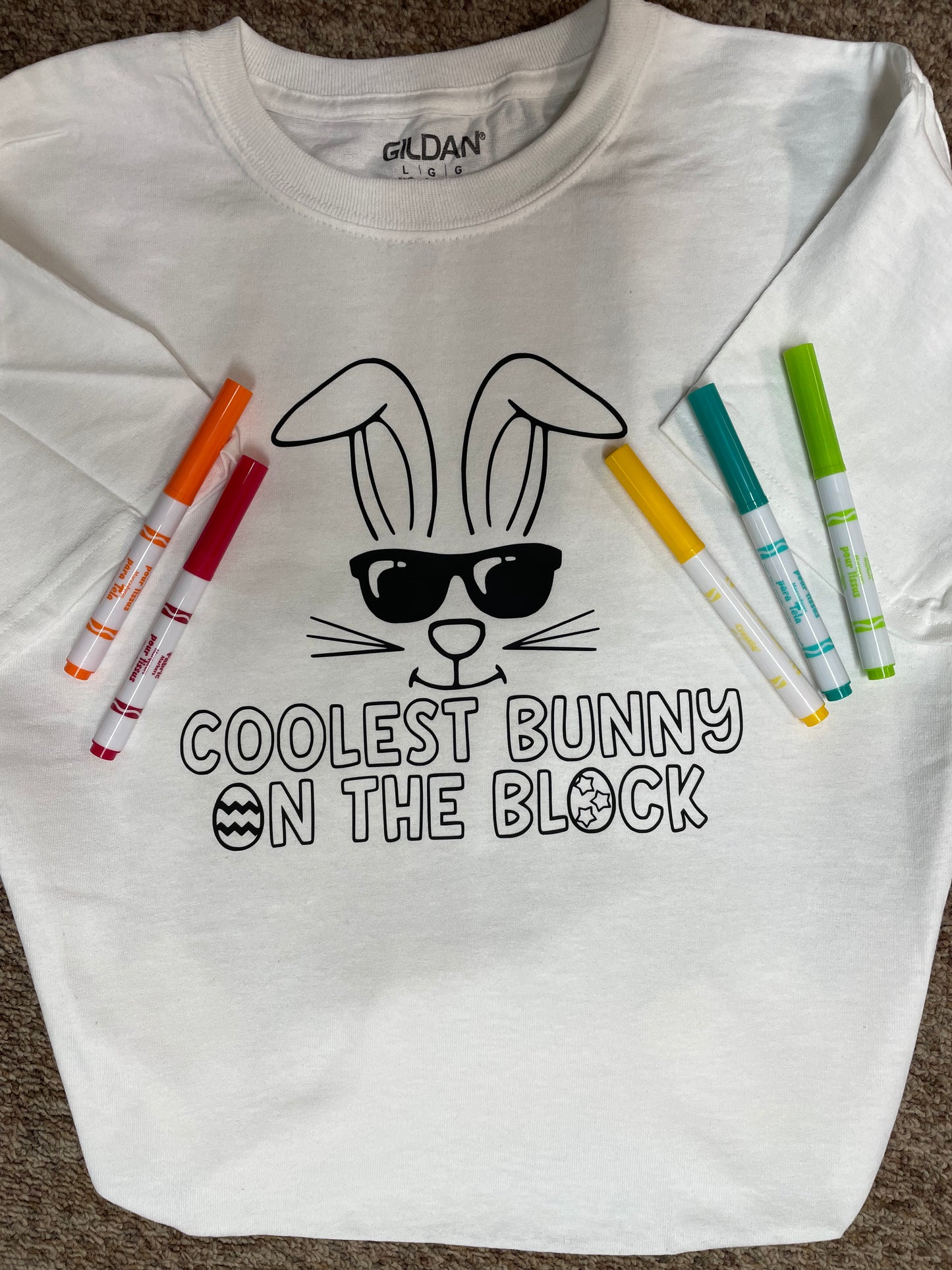 Easter Coloring T-Shirts
