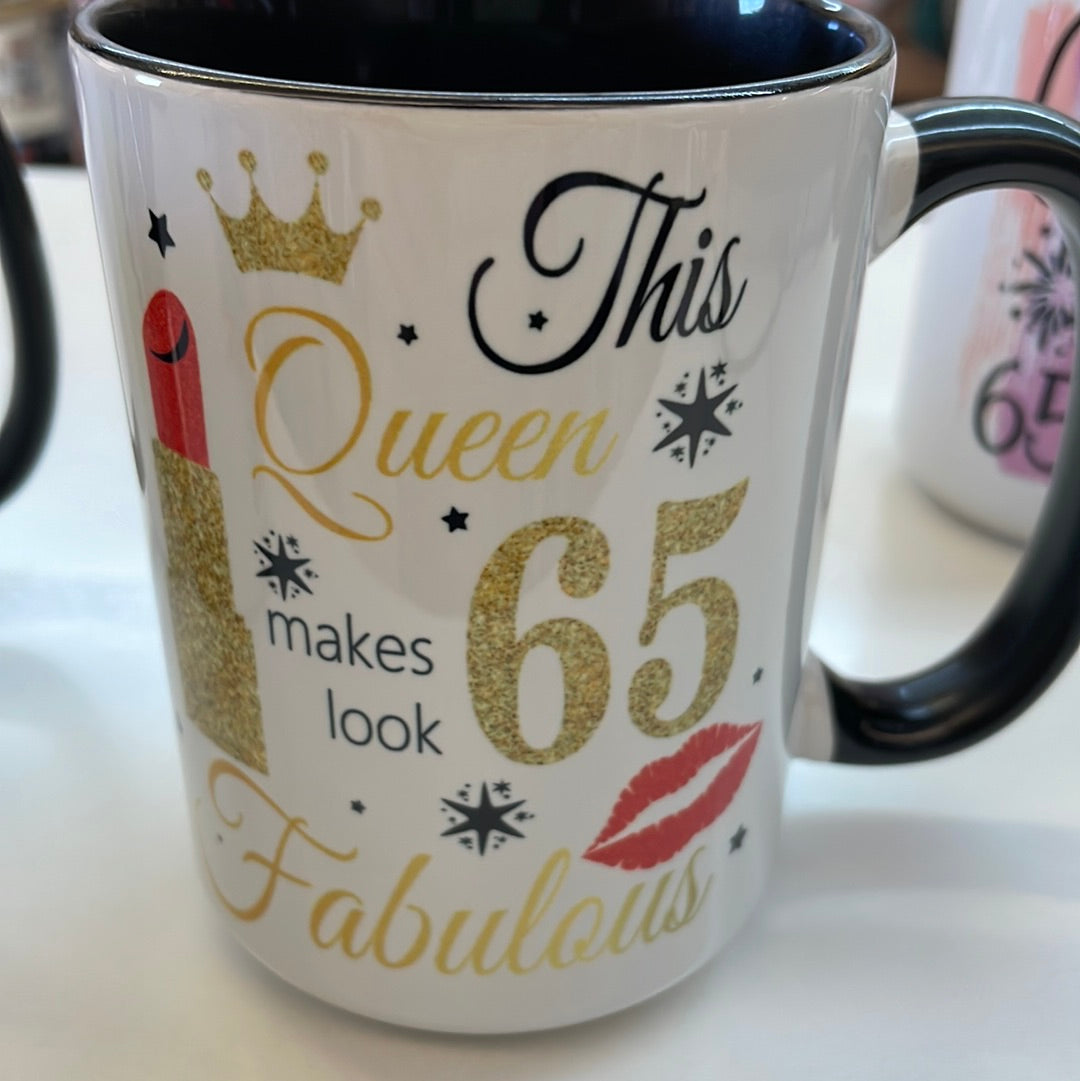 65th Birthday Mugs