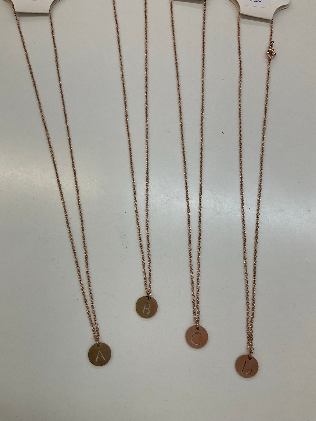 Initial Necklaces