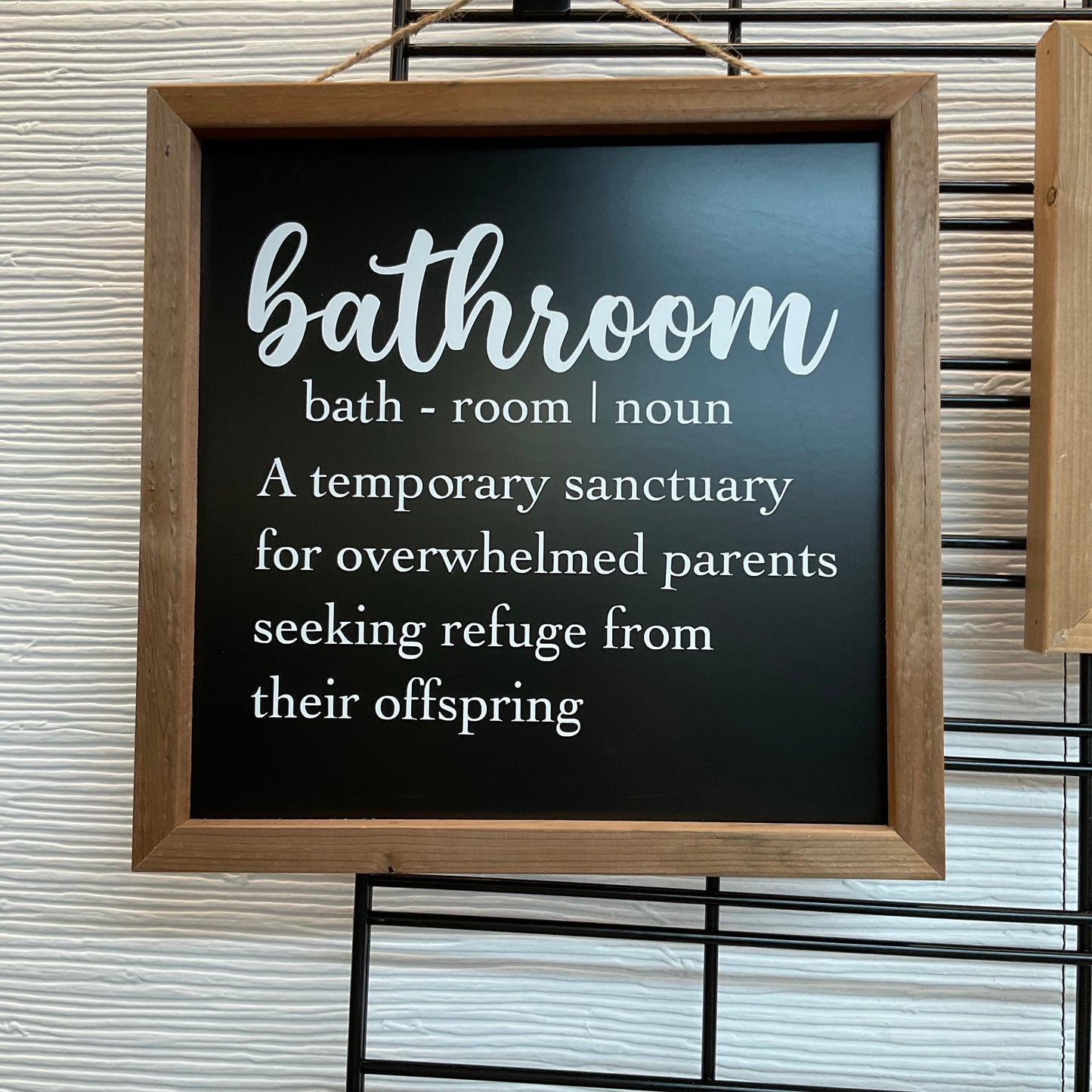 Bathroom Sign