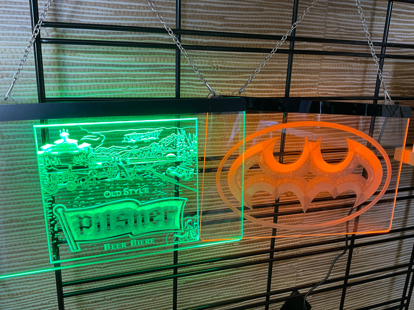 Etched Lighted Panels