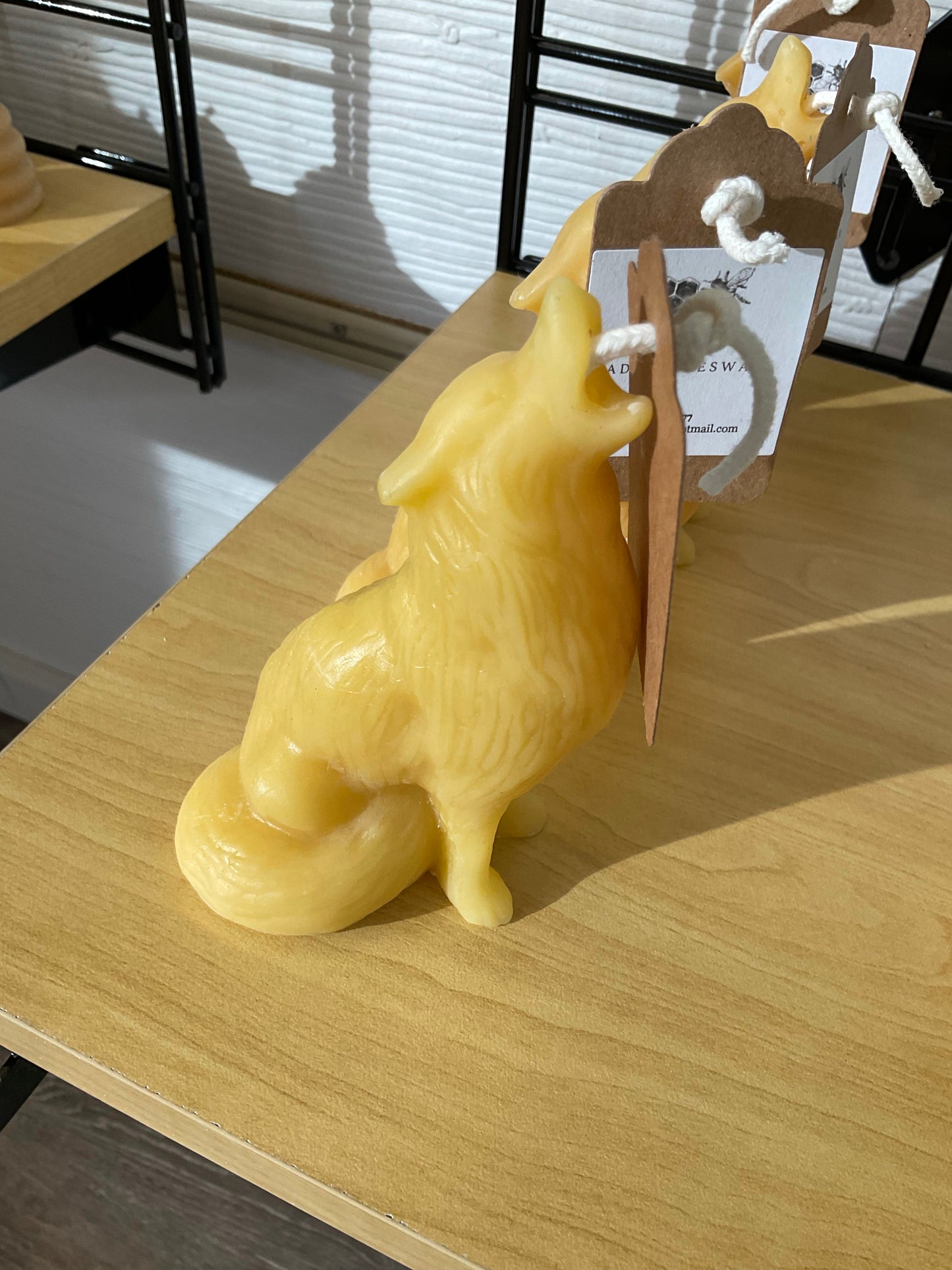 Howling Wolf Candle
