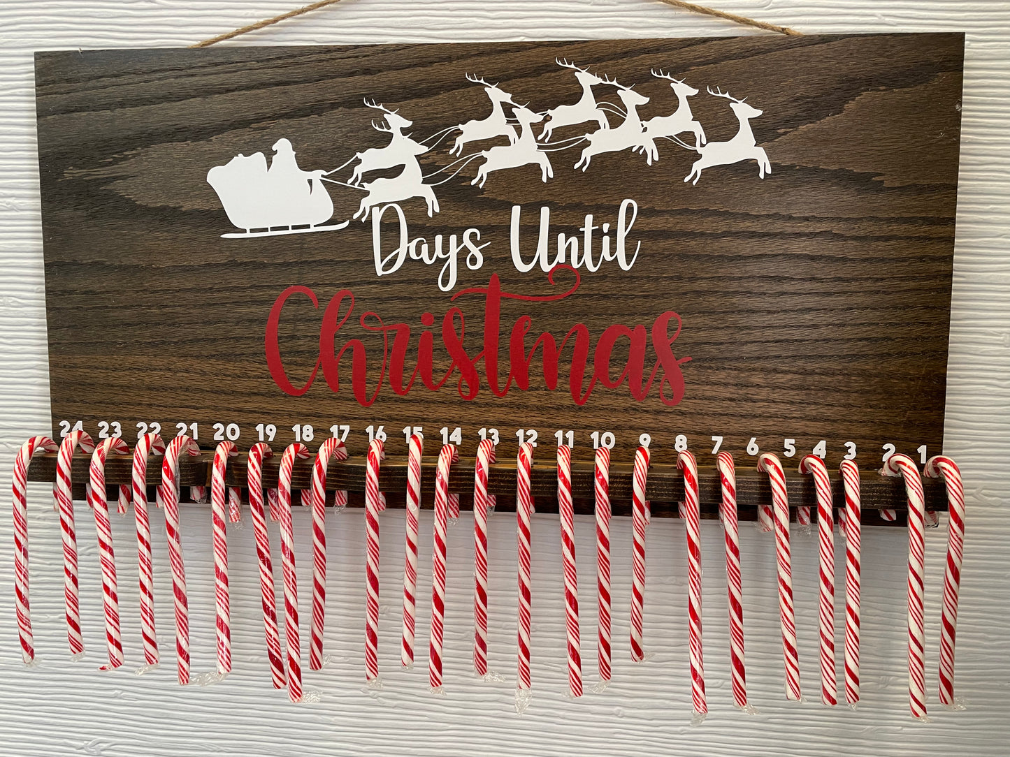 Candy Cane Christmas Countdown