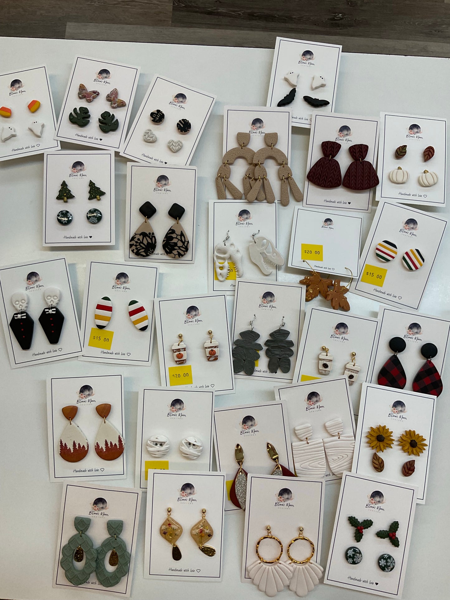 Earrings Bloom Moon Designs