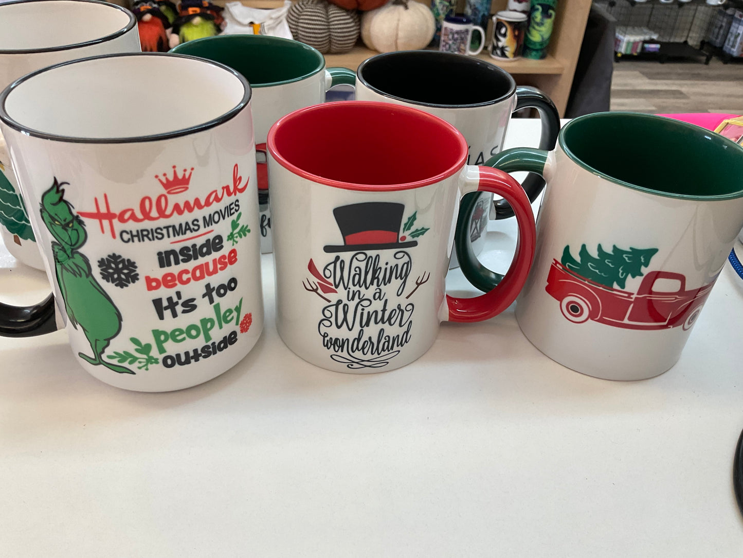 Christmas/Holiday Themed Coffee Mugs