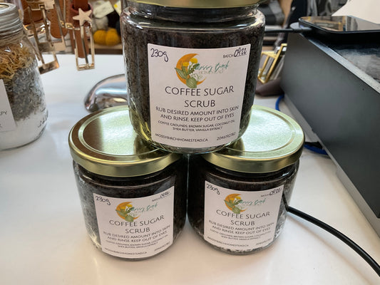 Coffee Sugar Scrub Jar
