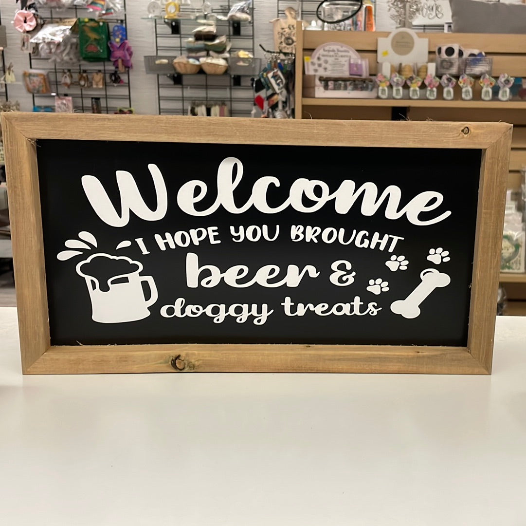 Welcome I hope you bought beer