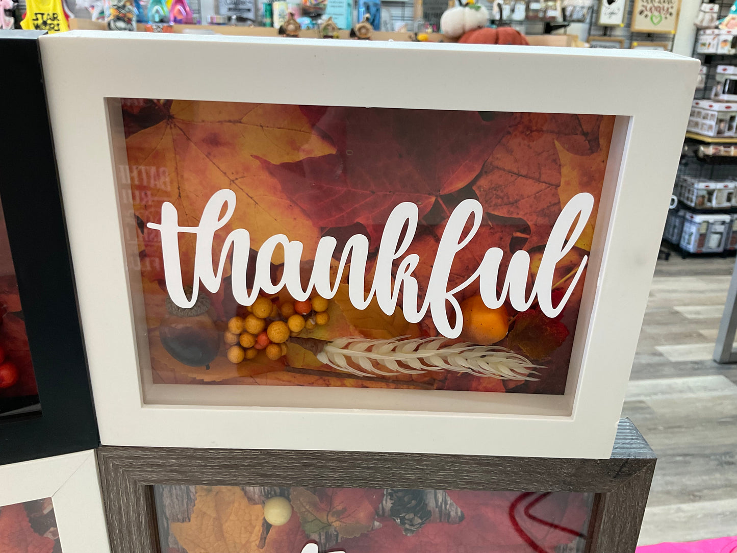 Fall Themed Shadow Boxes