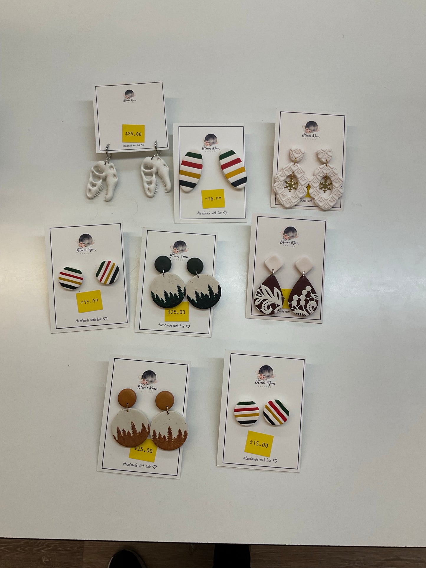 Earrings Bloom Moon Designs