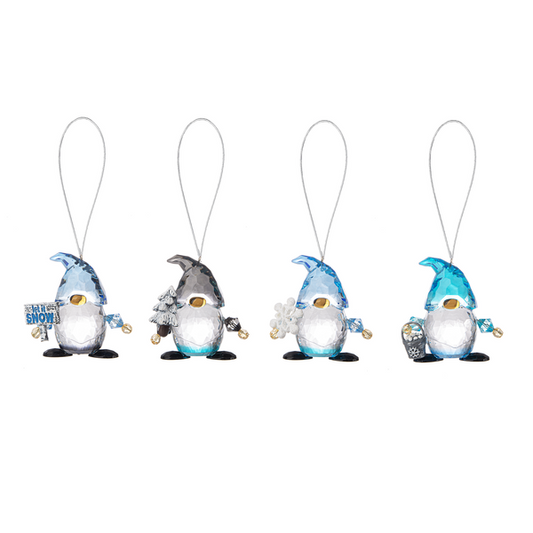 Crystal Expressions Winter Wonderland Gnome Ornaments