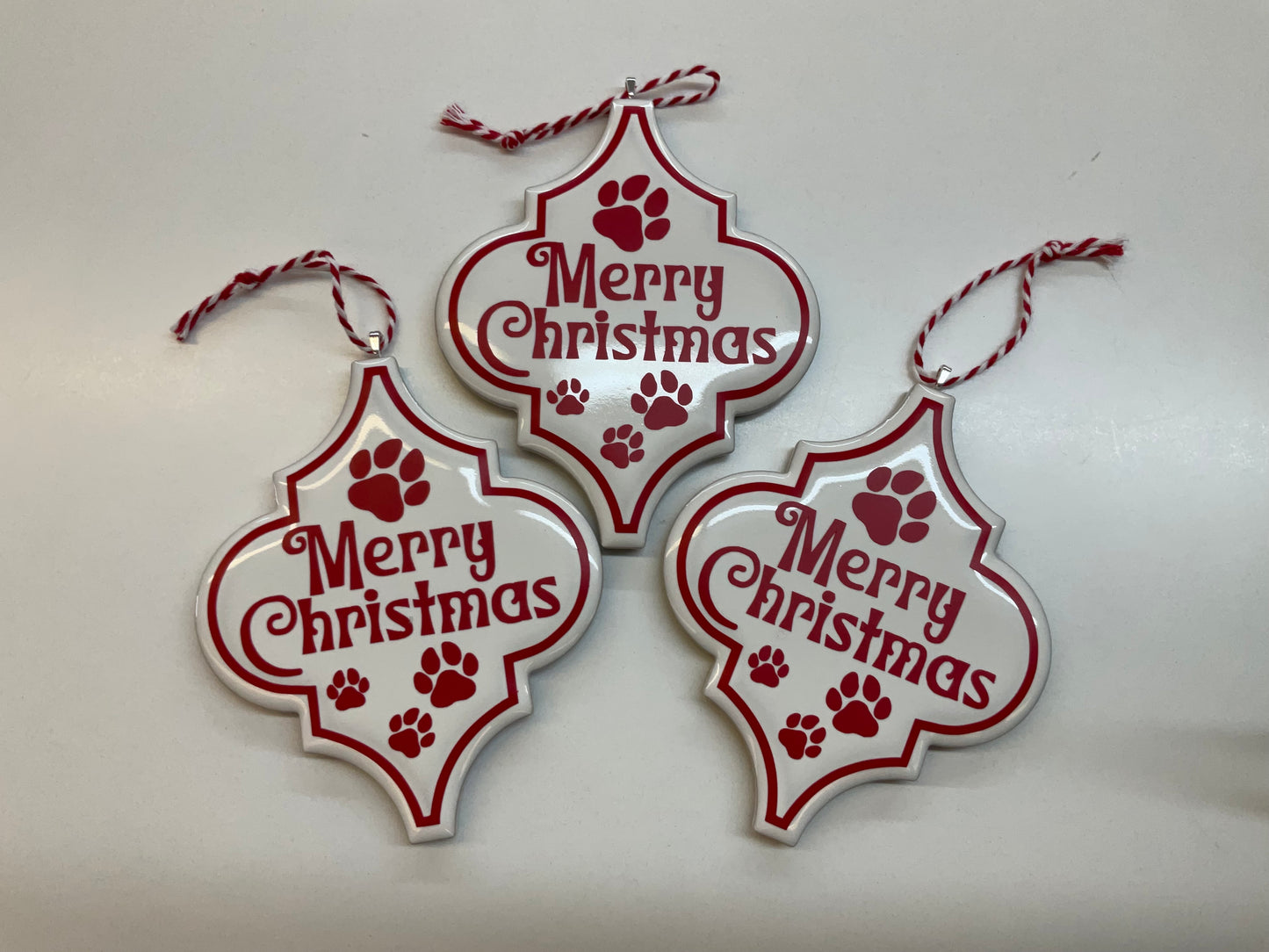 Christmas Arabesque Ornaments