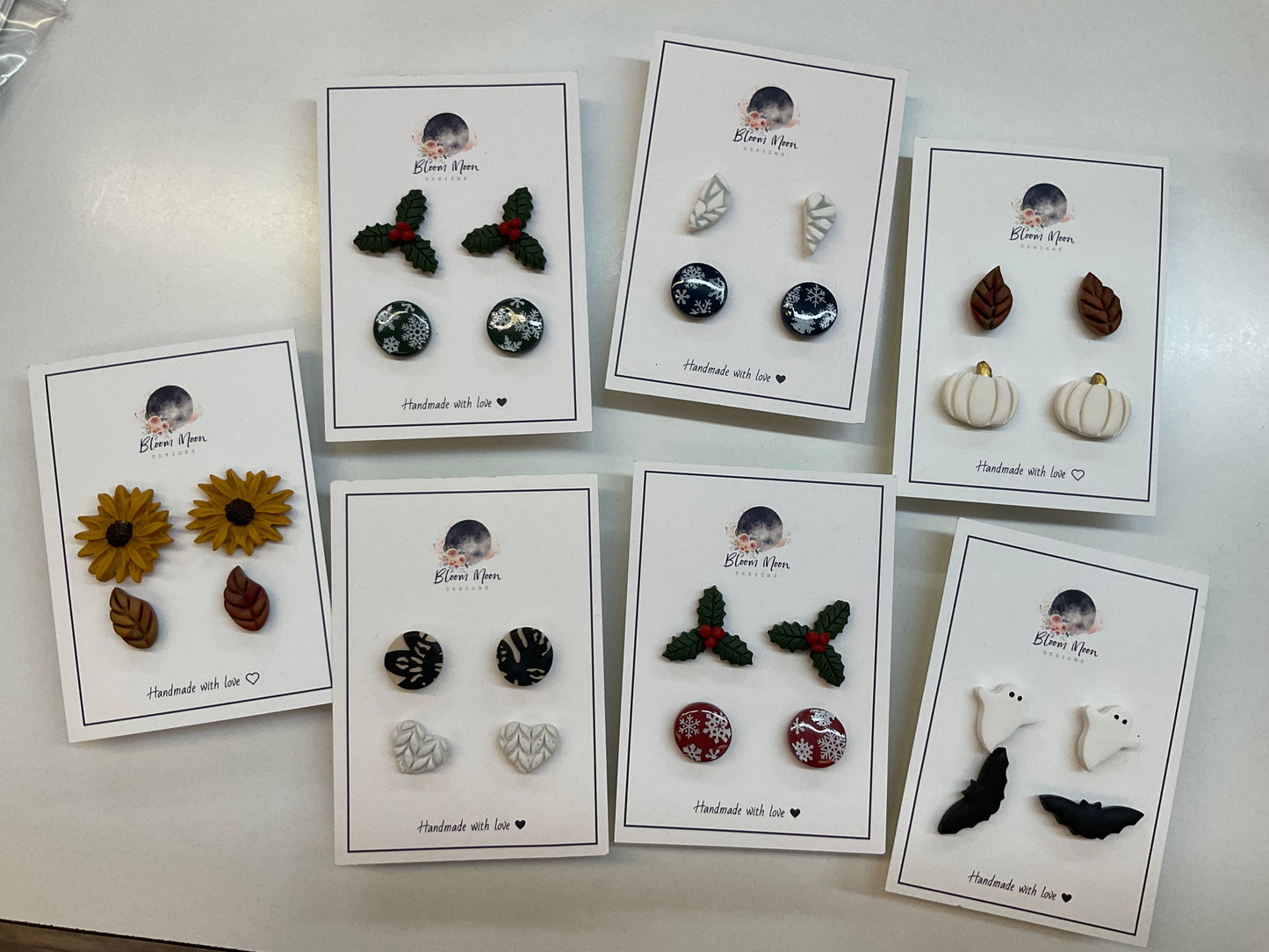 Earrings Bloom Moon Designs