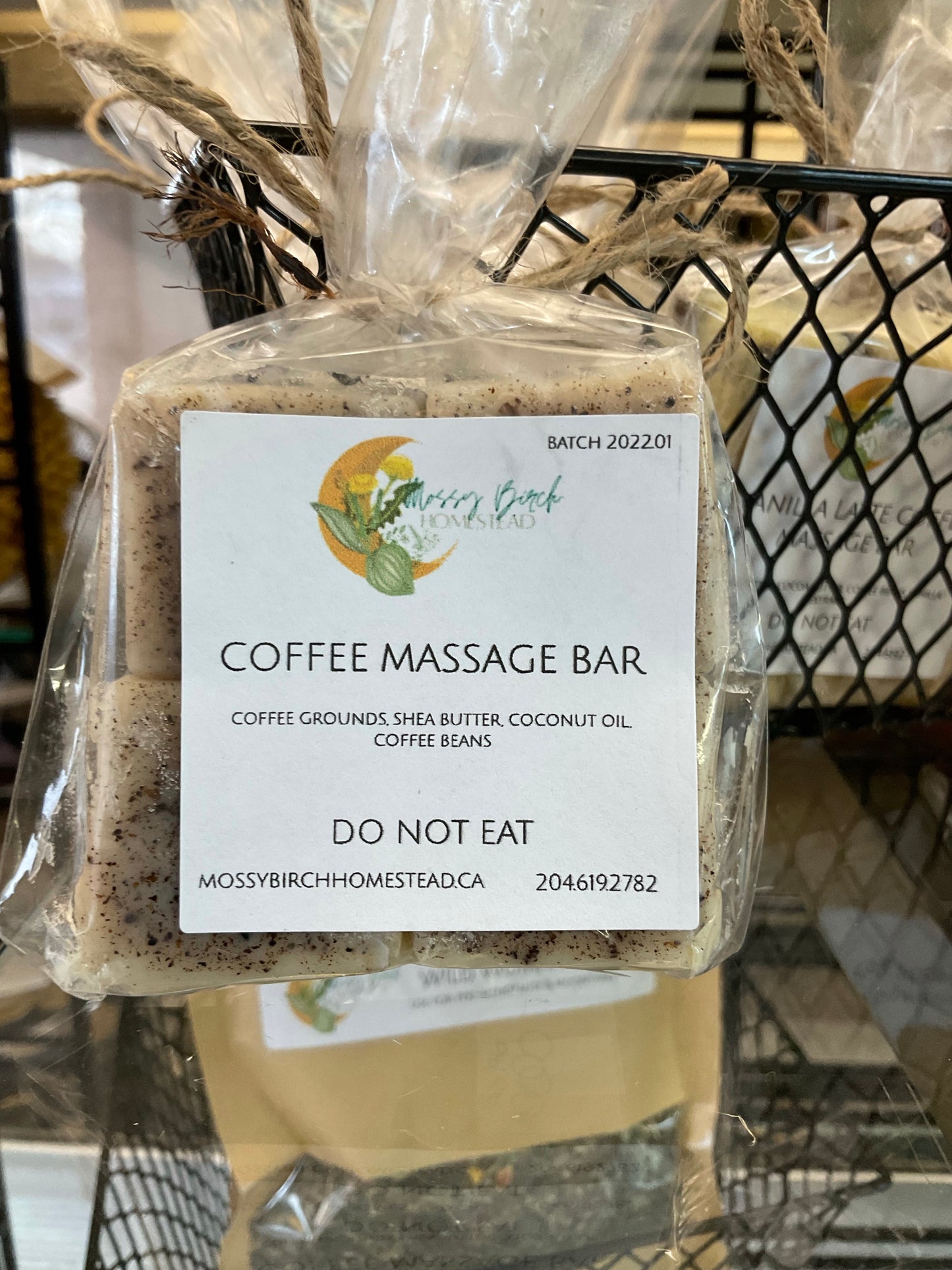 Coffee Massage Bars 4/pkg